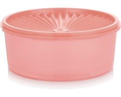 Tupperware Koekdoos met Zonnedeksel 1,8ltr Rond Zalm
