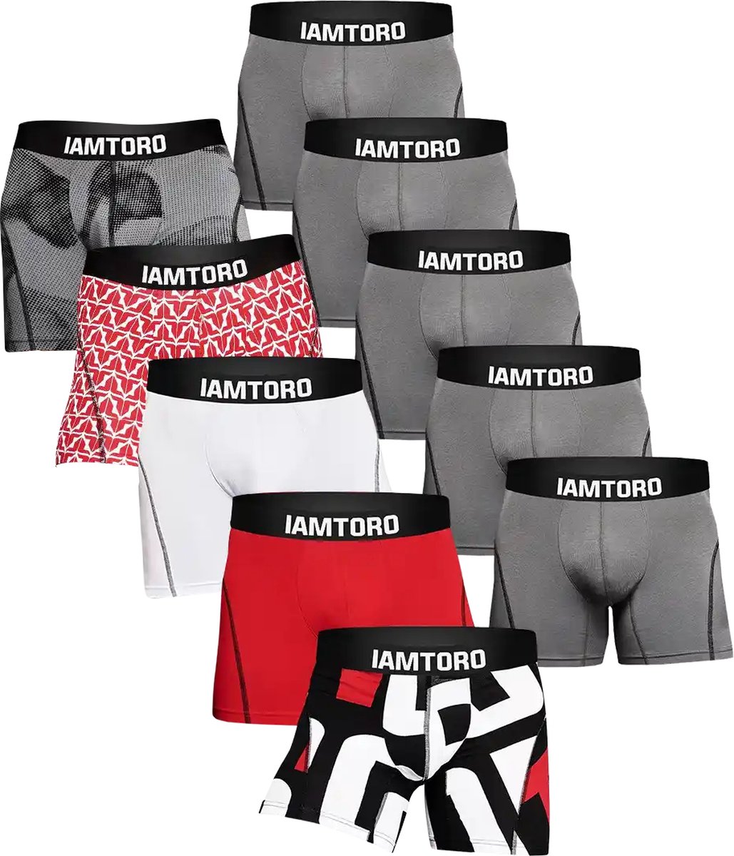 IAMTORO Heren Boxershort - 10-pack - Maat M