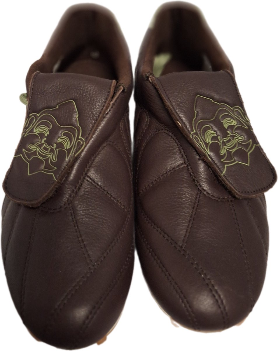 EVISU-SNEAKER-WAKATAKA-BROWN/GREEN-LEER-SIZE 41