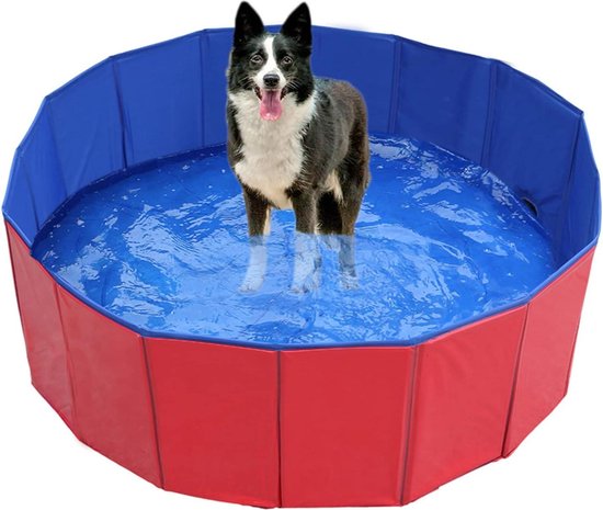 PawHut hondenbad, opblaasbaar hondenzwembad, waterbak 80 / 120 / 160