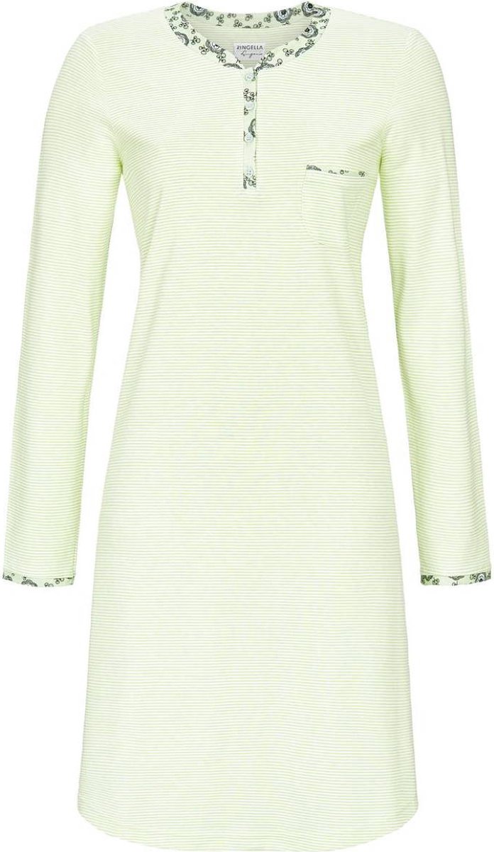 Ringella Green Stripe – Nachtkleed – 4561015 – Green Tea – Groen