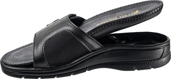 FullBalance Orthopedische Zwarte Arizona Sandalen - Comfortabele sandalen - Zomersandalen - Vakantie - Slippers - Sandalen Dames - Slippers Heren - Unisex - Maat 36