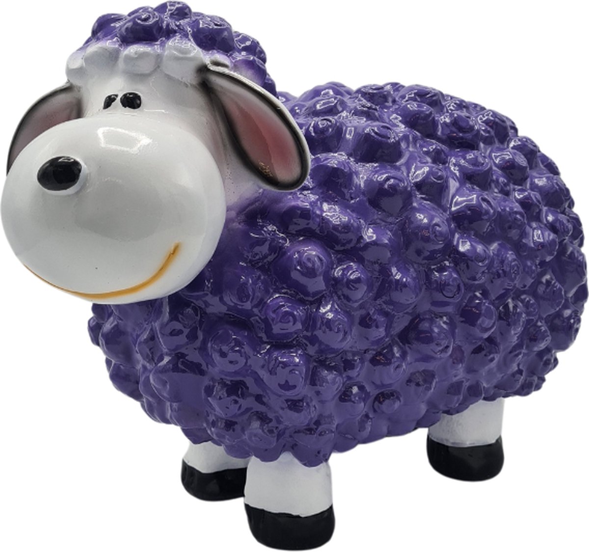 Deco4yourhome® - Tuinbeeld M - Schaap - Paars - 23cm - Schaapje - Beeld