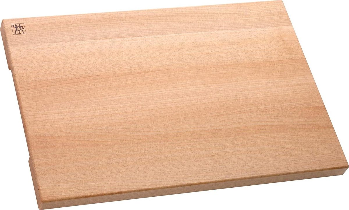Snijplank van massief beukenhout - Houten snijplank in bruin - 60 x 40 x 35 cm