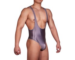 Backless string jumpsuit heren - Erotische ondergoed man - Rollenspel - One Size - Elastisch - G-string