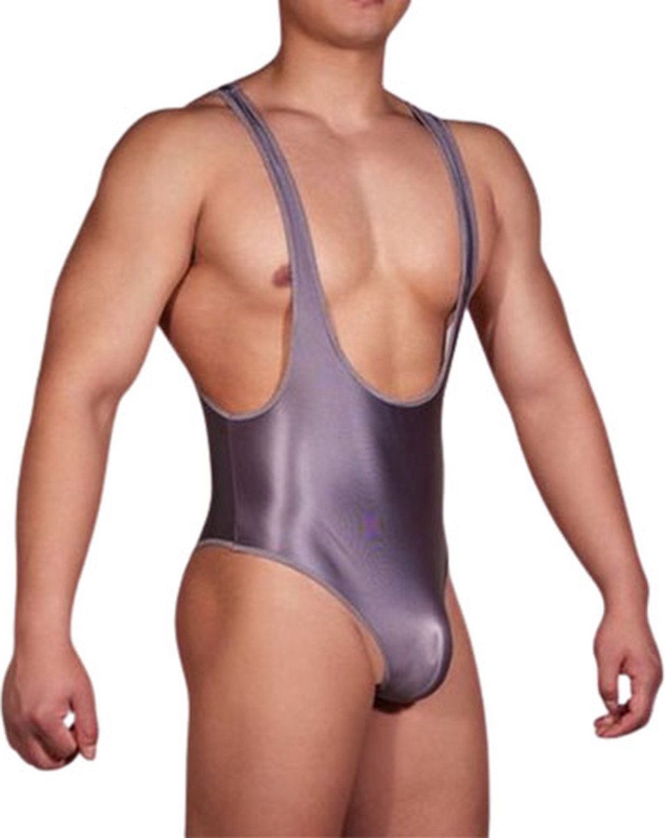 Goedkoopste Backless string jumpsuit heren - Erotische ondergoed man - Rollenspel - One Size - Elastisch - G-string