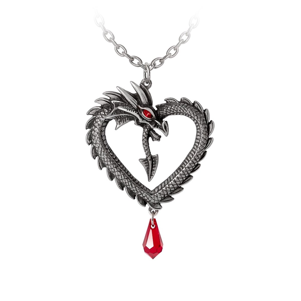 Goedkoopste Alchemy - Vouivre Ketting - Zilverkleurig