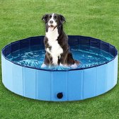 Adori Hondenzwembad Met Afdekzeil Blauw - Hondenspeelgoed