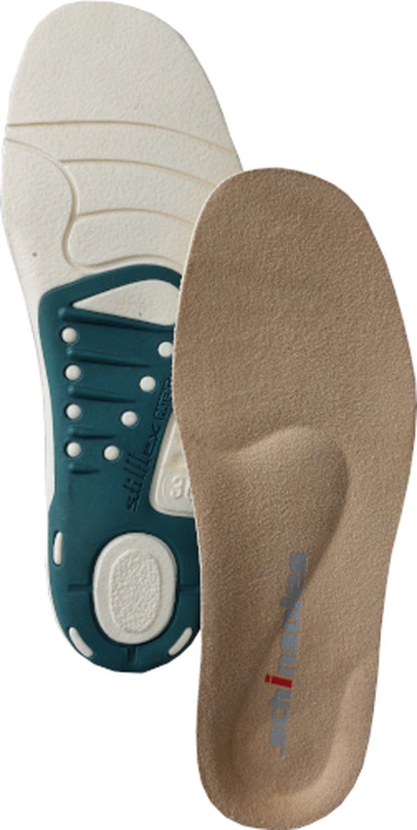 Schinsoles Comfort Inlegzool - Steunzool met Voetbed - Optimaal Comfort - Werkt Schokdempend - Maat 48