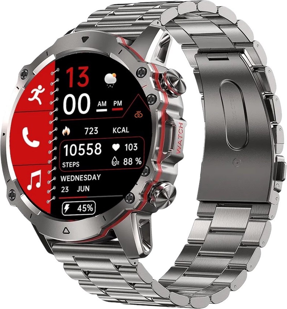 Smartwatch Royal Empire AK56 Heren met Telefoonfunctie Fitnesstracker . bol