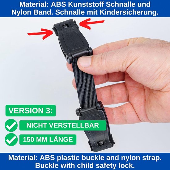 Lot De 2 Protections Pour Ceinture Siège Auto - Clip Sécurité Enfant - Pour Ceintures Jusqu'à 35mm