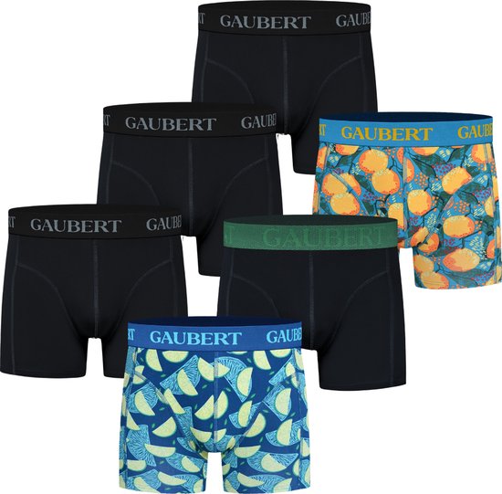 Foto: Gaubert bamboe heren boxershorts multiprint maat l