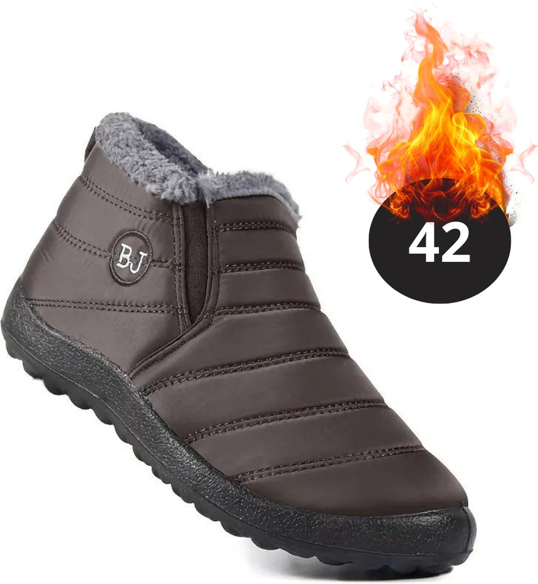 Nivard Snowboots Sneeuwschoenen Sneeuwboots Dames Wintersport Ski Skischoenen – 42 Laag Creme