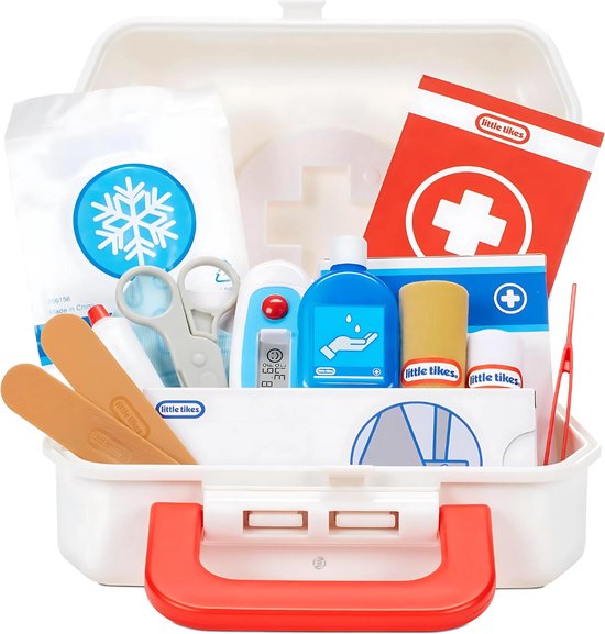Kinderartsenkar – set voor de kleine dokter – Roze