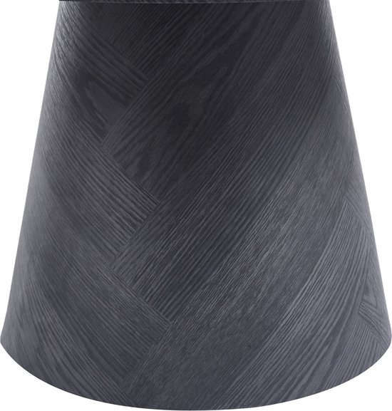 Table basse Mannes - ronde - 80cm - gris foncé