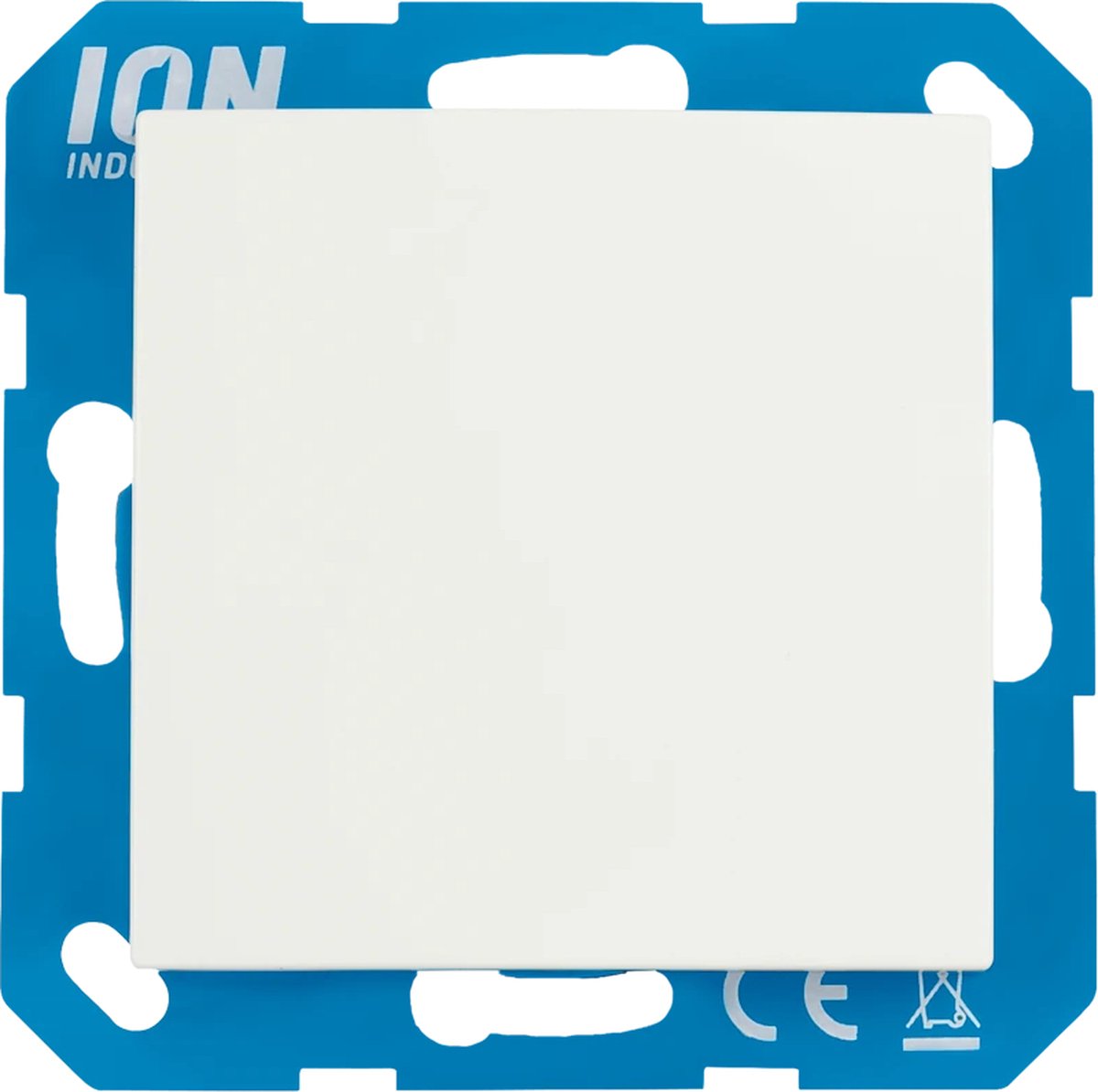 ION industries blindplaat - E1 alpin wit glanzend (21.302.014)