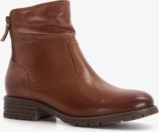 Hush Puppies bottines en cuir pour femme cognac Taille 36 bol