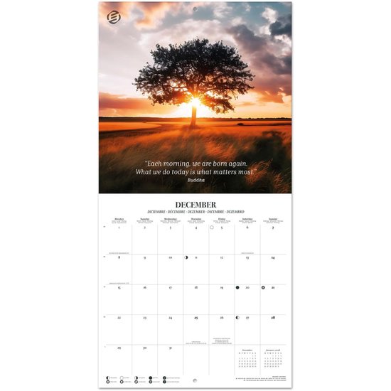 Foto: Equivera jaarkalender 2025 maandkalender jaar kalender jaarkalender jaarplanner kalender 2025