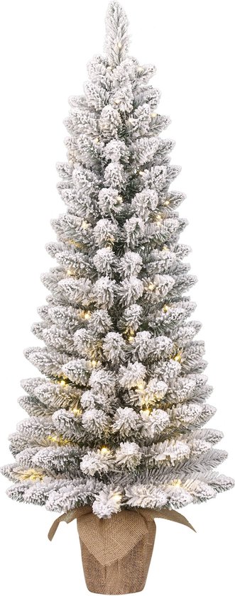 Kunstkerstboom met verlichting en sneeuw 45 LED's 90 cm kopen Kunstkerstboom met verlichting en sneeuw 45 LED's 90 cm kopen