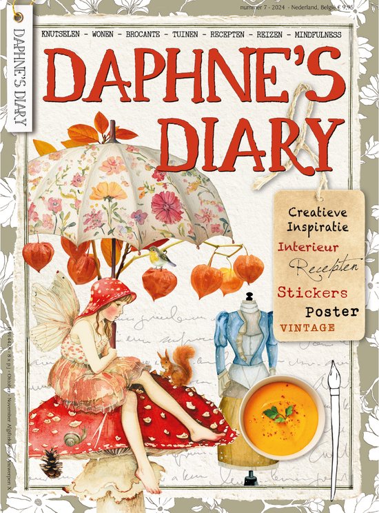 Foto: Daphne s diary magazine 7 2024 nederlands creatief diy magazine interactief diary magazine over mindfulness koken reizen vol met inspiratie en artikelen over hobby s