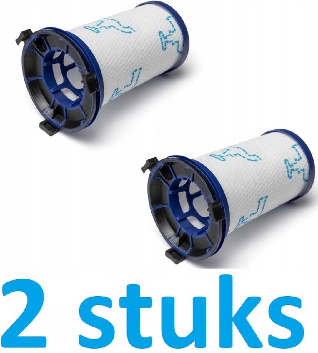 2x filter voor Tefal X-pert Essential 360, TY7329WO Tefal Air Force 360, TY9079RO Rowenta X-PERT ESSENTIAL 260, RH7324WO Rowenta X-PERT ESSENTIAL 260, RH7329WO Rowenta Air Force 360, RH9051WO Rowenta Air Force 360, RH9079WO - filter is een vervanging