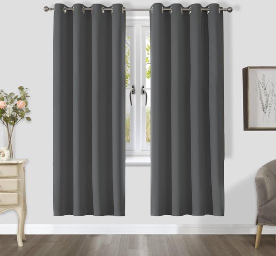 Abstracte kunst marmer zwart goud patroon verduisterende gordijnen voor woonkamer slaapkamer decoratie 66 x 213 cm (B 26 x H 84 inch) 2 panelen stijlvolle raambekleding voor woondecoratie