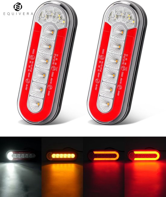 Equivera Siècle des Lumières de remorque - Set Siècle des Lumières de remorque - Éclairage de remorque - Siècle des Lumières de remorque