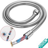 flexible de douche, chambre à air innovante et renforcée, flexible de douche 1,5 m, flexible de douche 150CM, flexibles de douche 150 cm, connecteur G1/2 pouce
