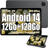 Bol.com Oscal Pad 70 WiFi Tablet 10.1" HD+ IPS - Android 14 - 2.4G+5G WiFi 6 - RAM 12 GB - ROM 128 GB - 8MP+13MP - 6580mAh - Grijs aanbieding