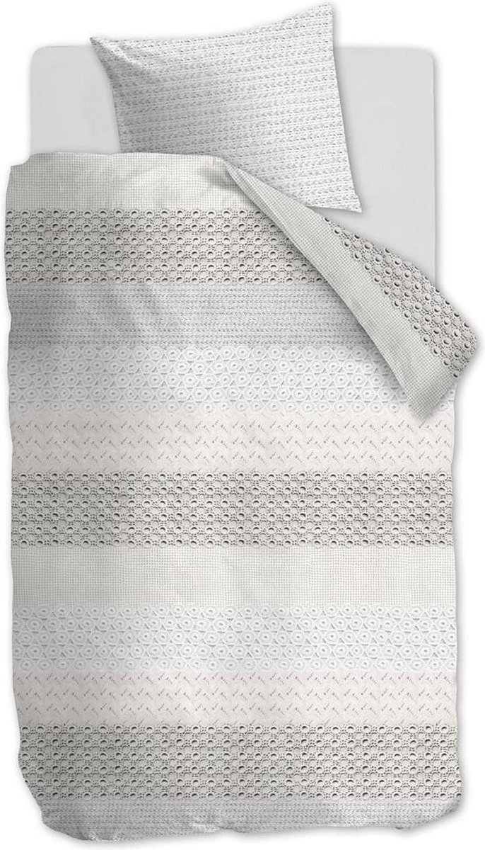 Ambiante Laine Dekbedovertrek - eenpersoons - 140x200/220 cm - Naturel