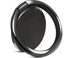 Ring Houder Draaibaar I Ring Button I Telefoonbutton I Telefoon Standaard I Telefoon Ring Houder I Zwart