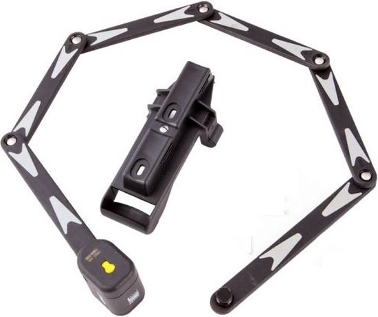 Fatbikeslot vouwslot 95cm ART2 keurmerk 7mm schakels met beugel en 2 sleutels voor MTB fiets