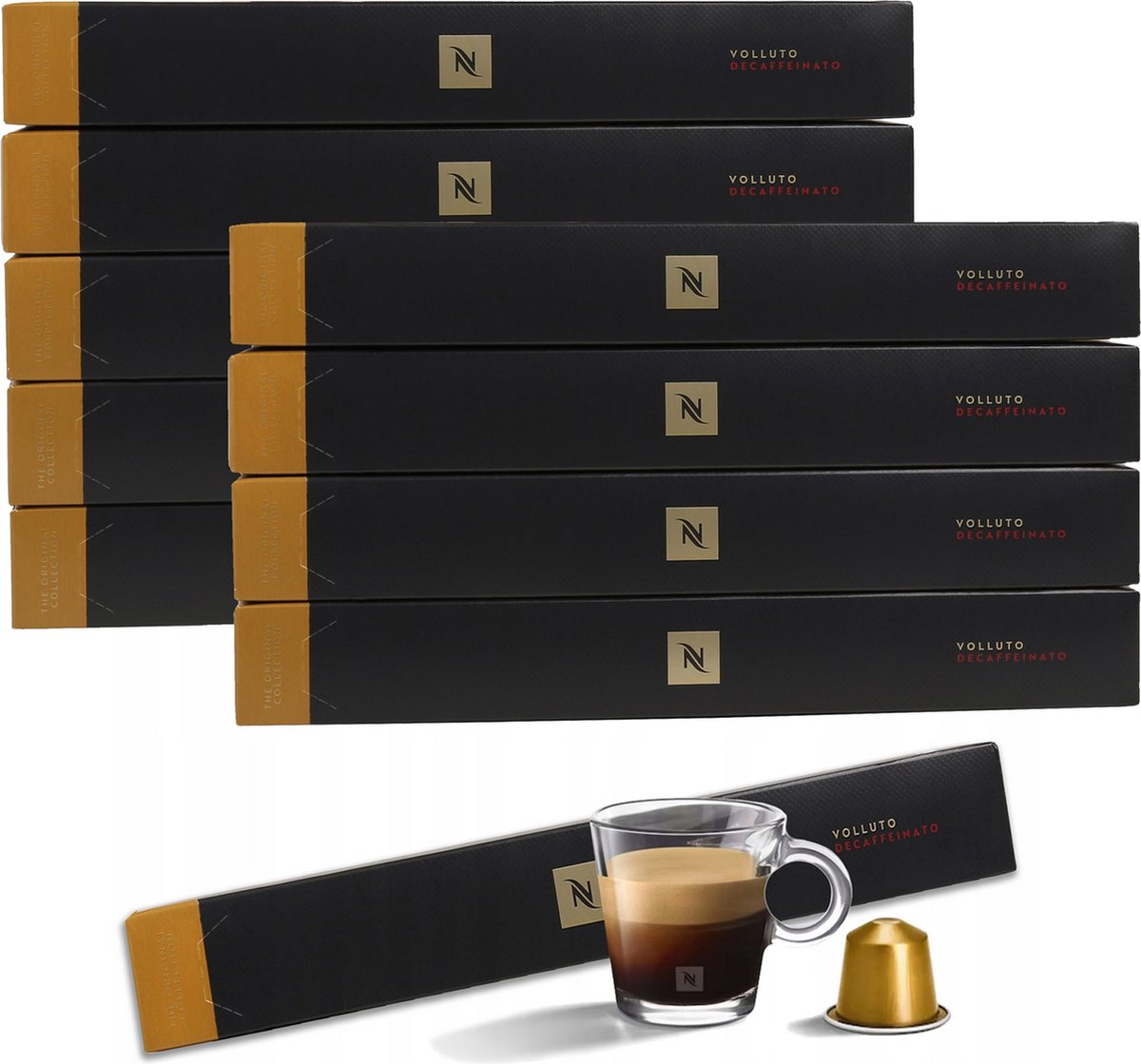 Koffiecapsules Koffie met smaakcapsules Decaffeinato Volluto NESPRESSO