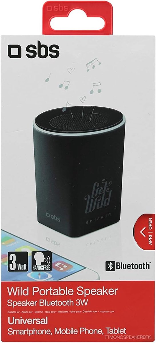 Draadloze Mini Bluetooth-luidspreker met 5 uur Batterijduur - Draagbare Muziekbox met 360° Geluid - Handsfree Functie voor Mobiele Telefoons en Tablets — afbeelding 2