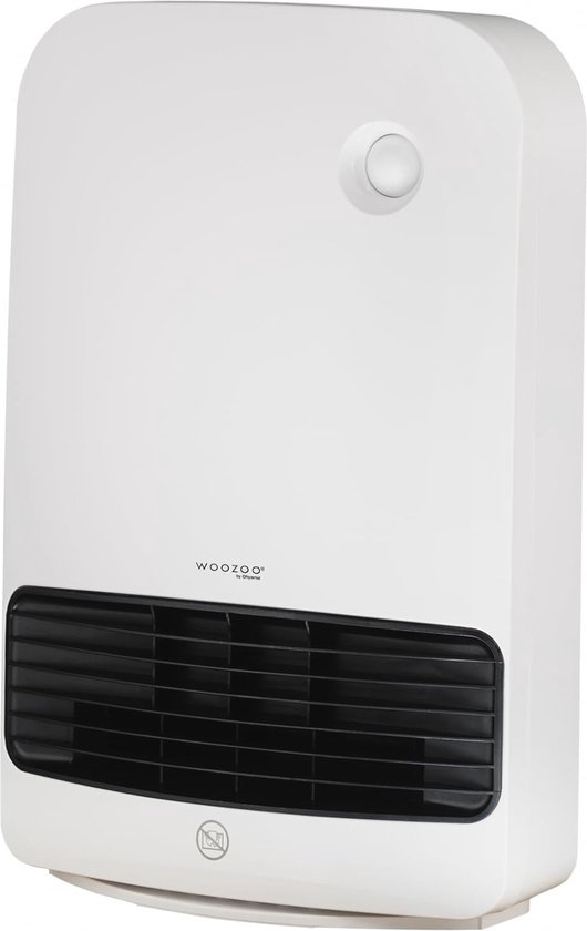 Compacte Ruimteverwarmer - Mobiele Keramische Radiator 1500W met Bewegingsmelder en Uitschakeltimer voor Badkamer en Woonkamer