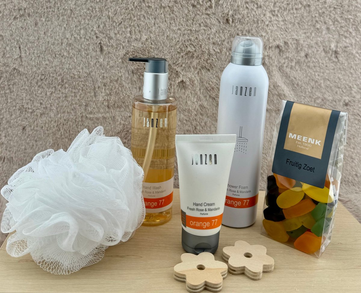 Goedkoopste Dames •Cadeaupakket Janzen Orange• - Cadeau voor Vrouwen - Perfect Gifts