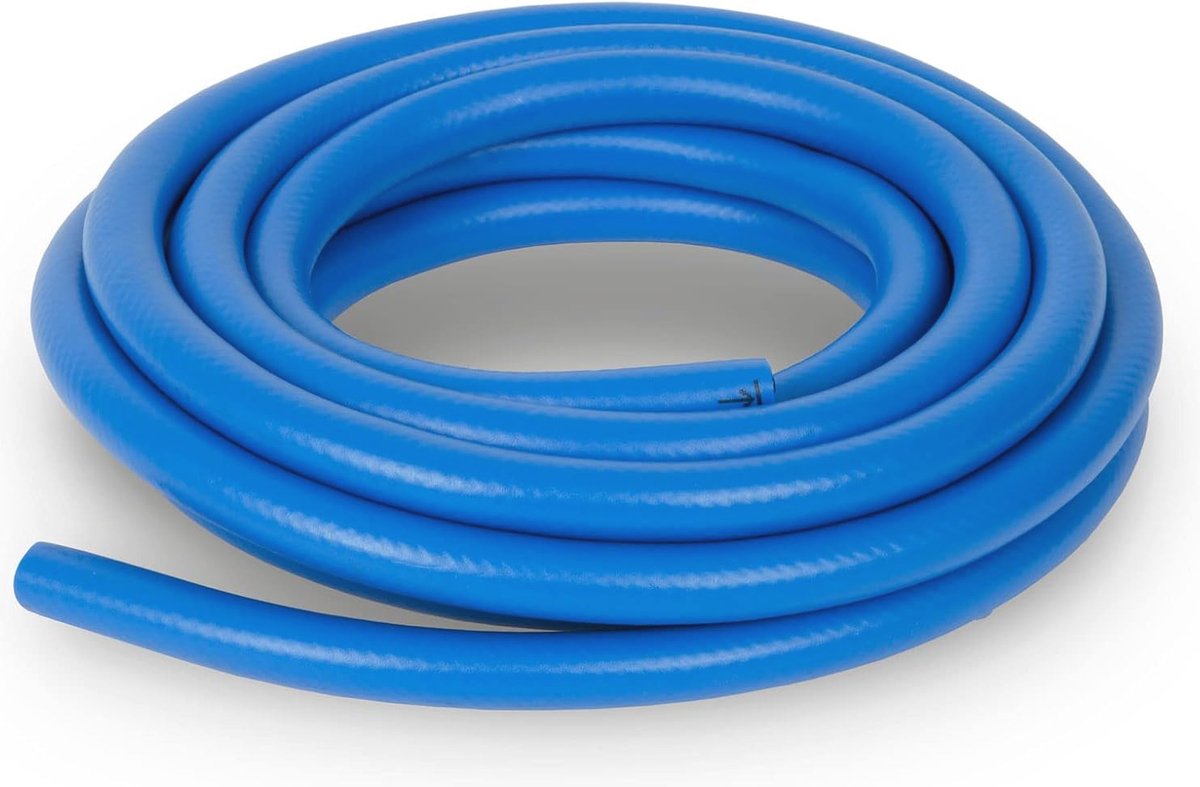 Persluchtslang 5 meter | 10 mm x 14,5 mm diameter | 20 bar werkdruk | Geschikt voor Pneumatisch Gereedschap