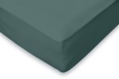 Eleganzzz Hoeslaken 180gr/m2 Hoogwaardig Flanel 35cm Hoekhoogte - Groen - Hoeslaken 160x200cm - Hoeslakens - Tweepersoons