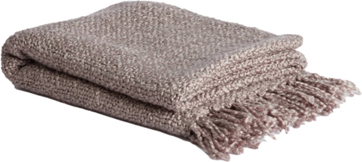 Plaid ARROBA - 170x130x0.5cm - Grijs