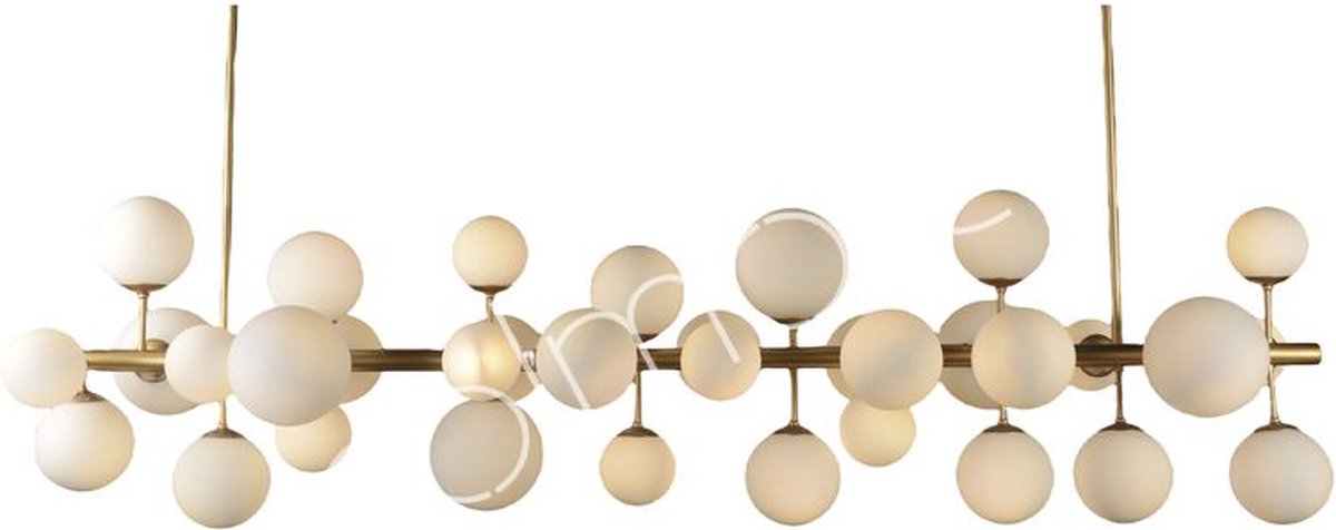 Colmore by Diga Plafondlamp Atomic messing IR wit glas 200 x 52 x 75 / 135
