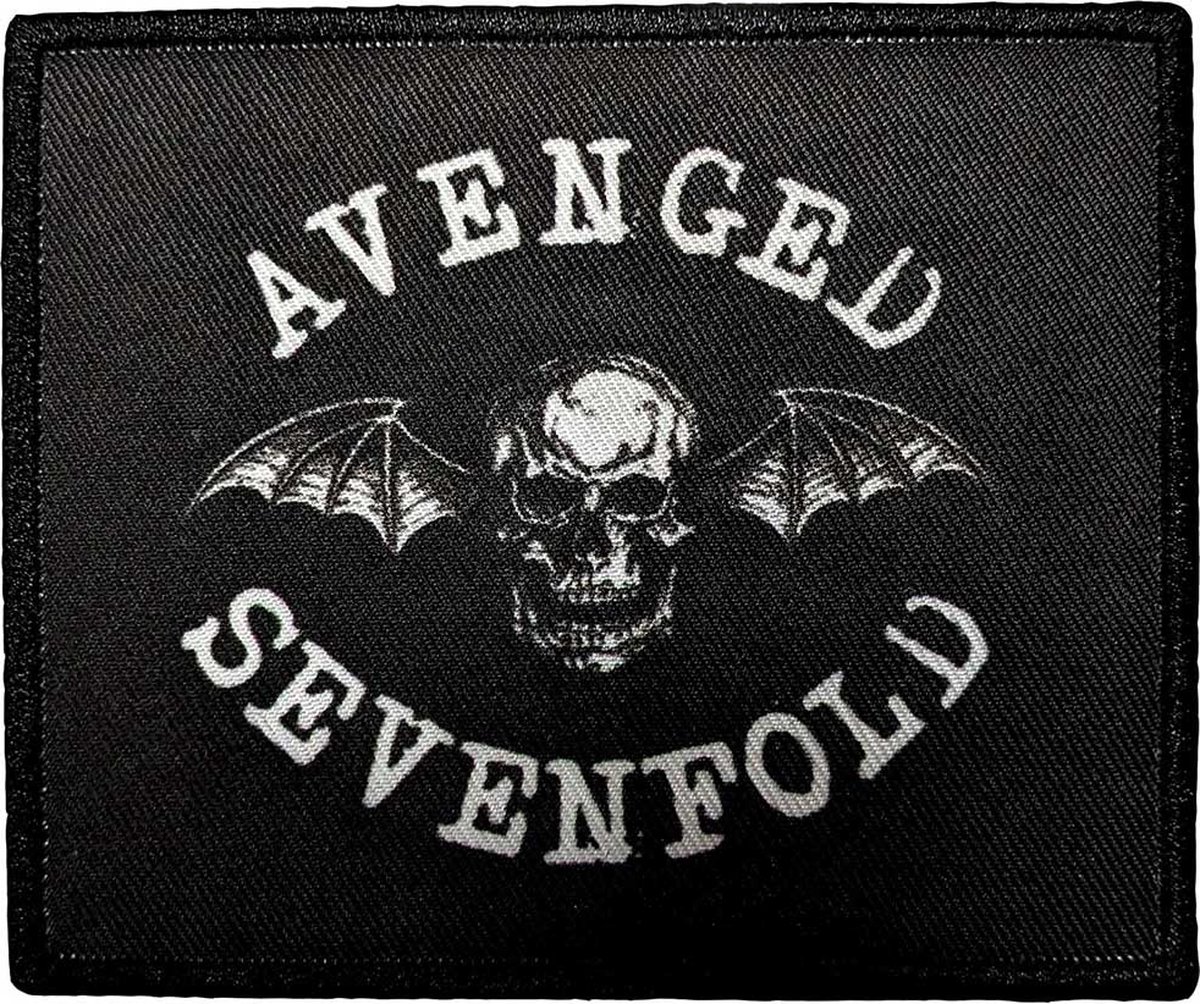 Avenged Sevenfold - Deathbat Crest Patch - Zwart