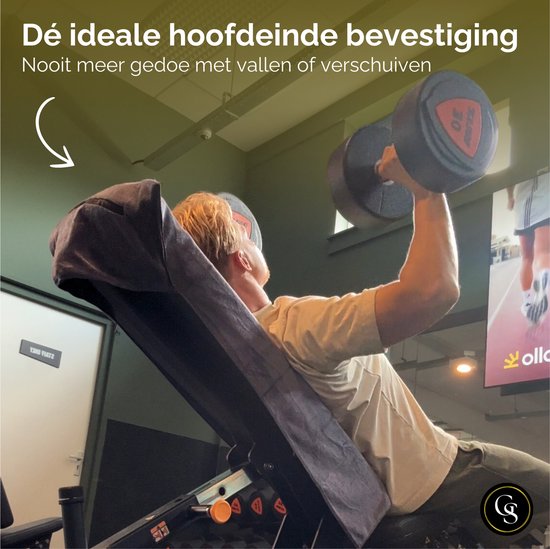 Elvior Fitnesshanddoek, 120 x 50 cm, sporthanddoek, antislip, gymhanddoek van microvezel, met ritsvak, voor sportschool, yoga en sport, donkergrijs/oranje