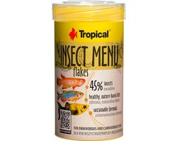 Tropical Insect Menu Vlokken - Vlokvoer - 250ml - Aquarium Visvoer