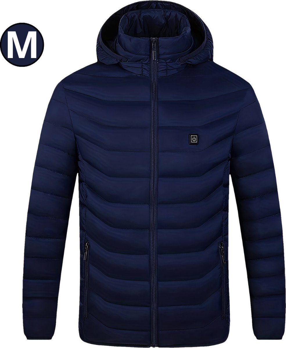 Bovista Verwarmde Jas Heating Jacket Thermo Jas Elektrische Kleding Jas Met Verwarming 3 Standen Dames & Heren Blauw