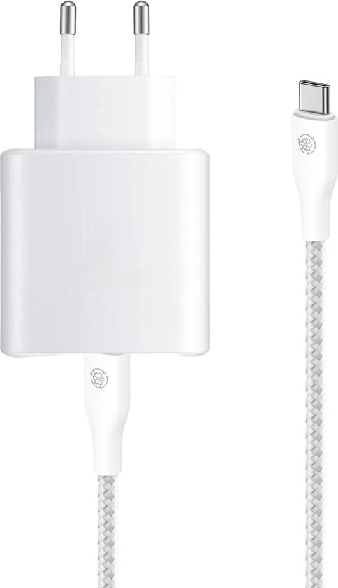 USB C Snellader - USB C Oplader - Snellader 45W - Super Snel Laden geschikt voor Samsung - USB C Adapter met Oplaadkabel 2 Meter