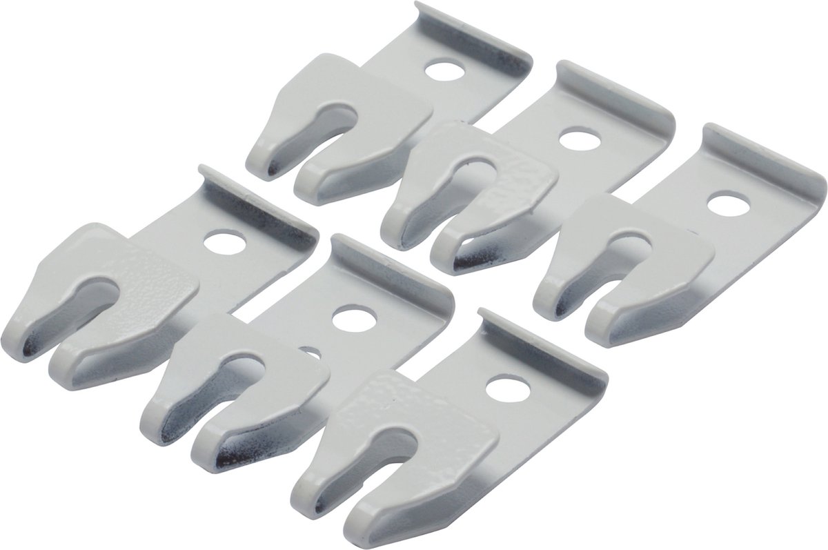 Intensions plafondsteun gordijnrail plus - uitschuifbaar - wit - 6 stuks