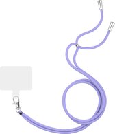 Cordon téléphonique - Universel - Cordon téléphonique - Chaîne téléphonique - Cordon pour téléphone - Pendentif téléphonique - Sangle de cou - Cordon de cou - Pendentif - Corde - Violet