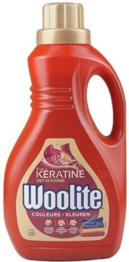 Woolite Color - Vloeibaar Wasmiddel - Met Keratine - Gekleurde Was - 25 Wasbeurten - 1,5L