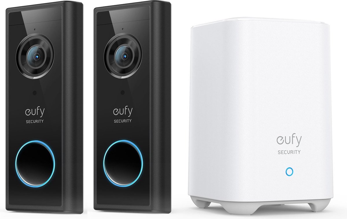 eufy security S220 2K Draadloze Video Deurbel 2 stuks + eufy