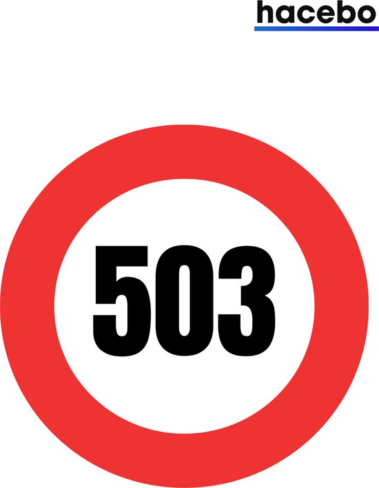 Verkeersbord Sticker - 18CM - Container sticker - Cijfer Stickers - 1 ...